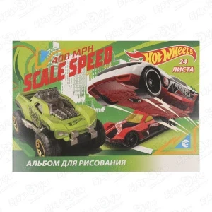 Фото для Альбом для рисования Hot Wheels 24л