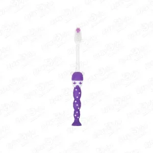 Зубная щетка VILSEN brush мануальная для девочки в наборе с игрушкой с 3лет