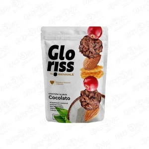 Фото для Конфеты Gloriss Cocolato молочный шоколад-клюква-миндаль-кокос-вафля-злаки 180г