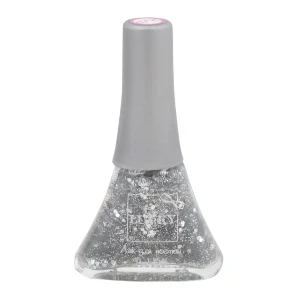 Фото для Лак для ногтей LUKKY с серебристыми блестками