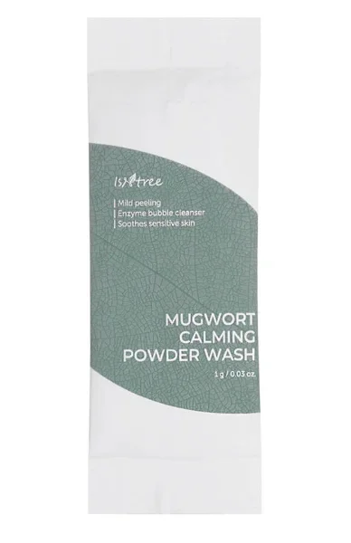 Фото для Isntree Mugwort Calming Powder Wash / Энзимная пудра с экстрактом полыни