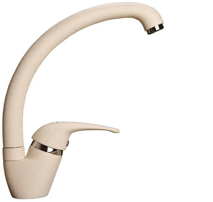 Фото для CREMA GE04 Смеситель высокий излив GERDAMIX (бежевый) п/QUARZ