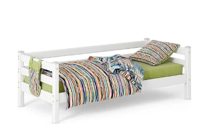 Фото для Детская кровать Соня-2сосна/белый. 202х68х92см, 80х190см