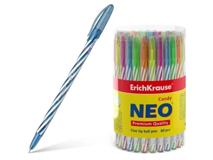 Фото для Ручка шариковая ErichKrause Neo Candy синяя, 0,7мм