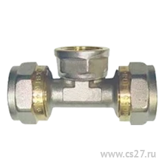 Фото для Тройник с BP 16 х 1/2 х 16 (метапол) Корея