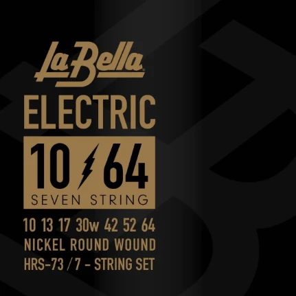 Фото для Струны для 7-струнной электрогитары La Bella HRS-73 Nickel Electric 10-64, La Bella (Ла Белла)