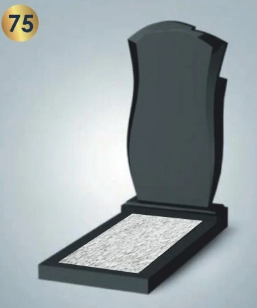 № 75(80) Памятник из черного гранита