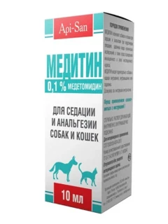 Фото для Медитин 0,1% д/собак и кошек фл.10 мл.